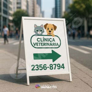 Placa de Chão - Cavalete - Image 1